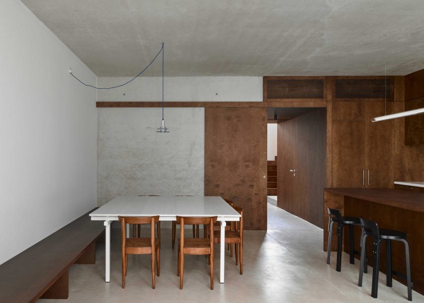 Dining area in Bolívar House